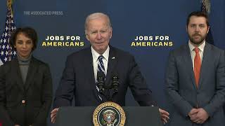 Biden: Strong jobs show economic plan working