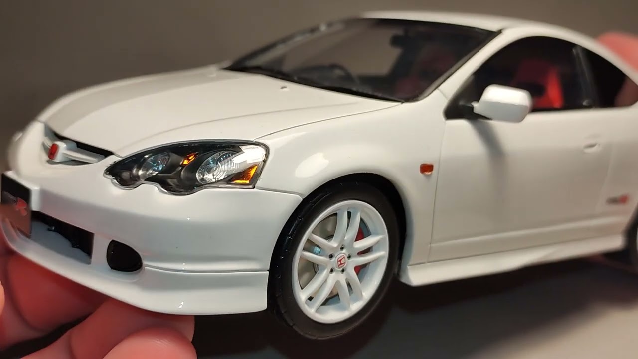 OttO mobile 1/18 ホンダ インテグラ タイプR DC5 ホワイト 1:18 Ottomobile Honda Integra DC5 Type-R Resin Model Car Review