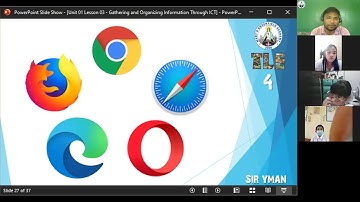 TLE 4 Lesson 3: Gathering and Organizing Data Through ICT (part 2)