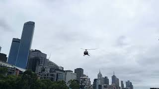 Microflite helicopter service fly overhead