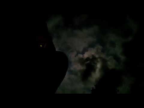 Midnight moon with clouds moving | moving clouds | Mk backgrounds