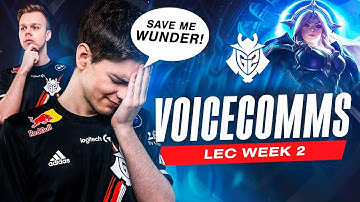 Save Me, Wunder! | LEC Spring 2021 Week 2 Voicecomms