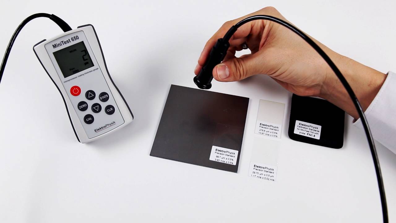 Calibration d'un MiniTest 650