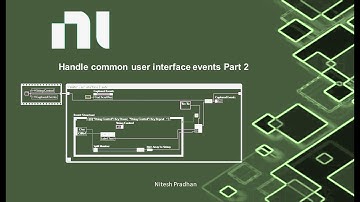 Handle common user interface events Part 2