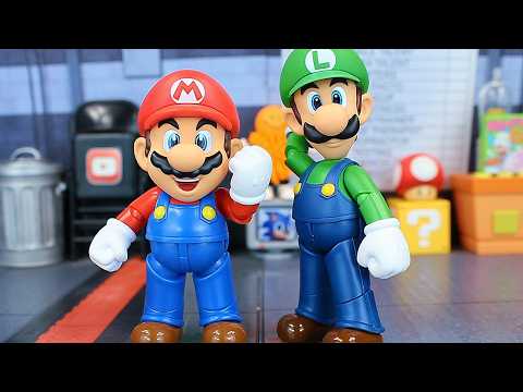 S.H.Figuarts Mario And Luigi Figure Review!