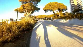 30 min virtual walking video LIGNANO SABBIADORO beach Venice Italy slow run treadmill PART 1/3