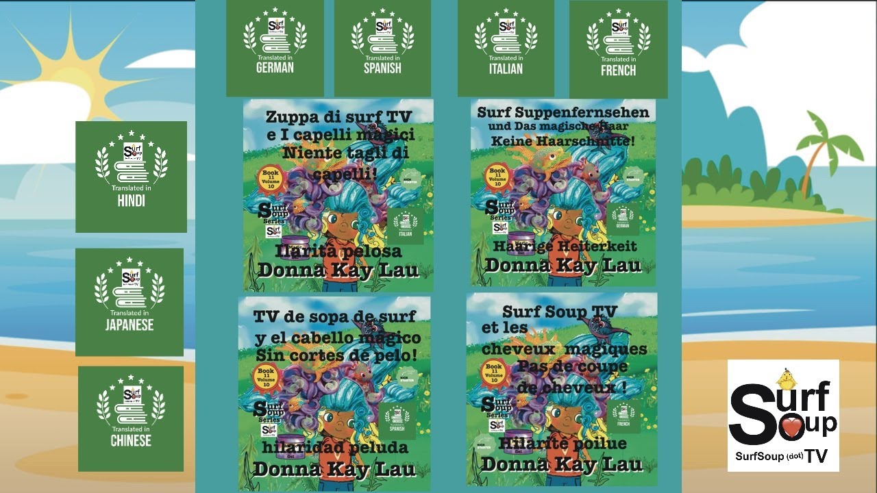 First Translated Surf Soup Book! International Announcement! Surf Soup Book Now in 7 Languages