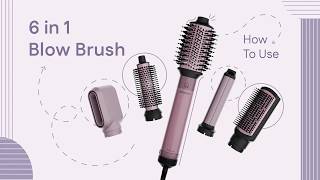 Winston 6 in 1 Hair Blow Brush Tutorial: How to get started with your Winston 6in1 Blow Drying Brush