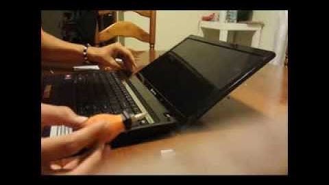 How to change a Gateway NV53A Laptop Screen