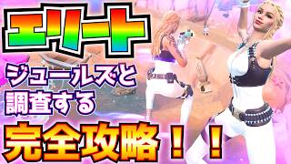 「エリート」(ジュールズと調査する)完全攻略！！(ライバルに勝利するか残りプレイヤー10人、欠片の効果中に敵にヒット、スキャナー、大型ごみ箱、ダークボイジャーの計画、その他)【フォートナイトクエスト】 screenshot 5