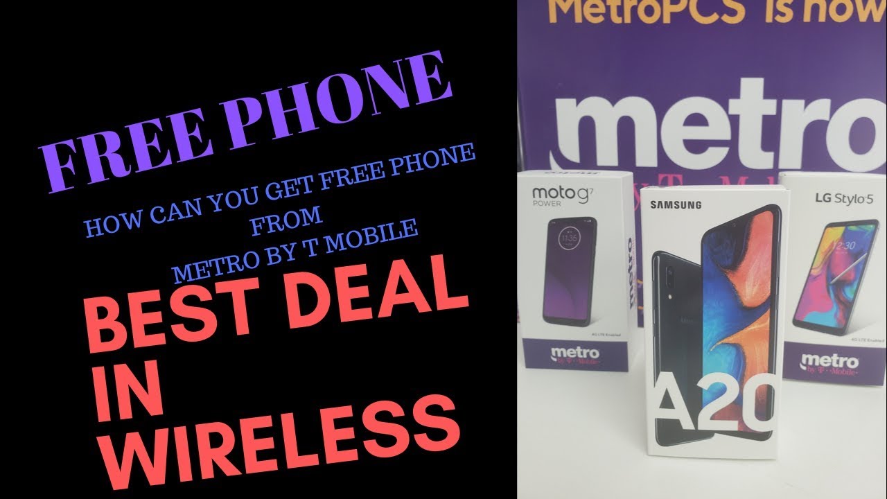FREE PHONES FROM METRO BY T MOBILE YouTube