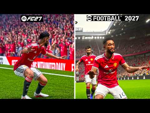 EA Sports FC 27 vs eFootball 2027 | Celebrations Comparison