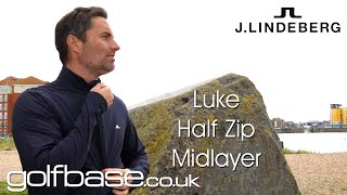 J.Lindeberg Mens Luke Half Zip Midlayer Sweater