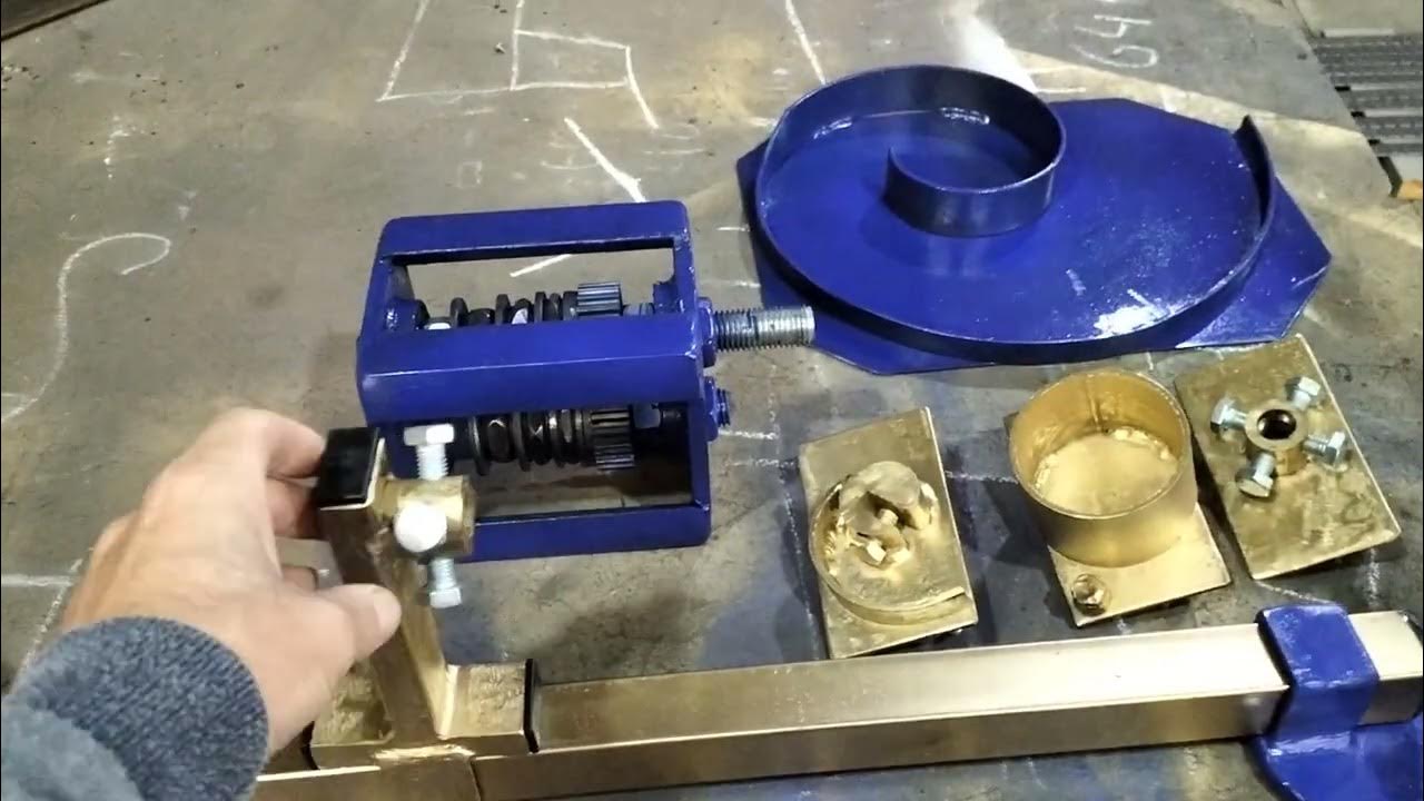 Станок для холодной ковки. Усиления профтрубы 10 на 10, 15 на 15, 20 на ...