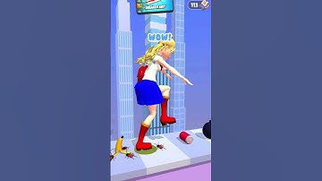 ASMR Tippy Toe Try Again |tippy toe3D  level 183 #Xshorts #tippytoe #satisfying#asmr