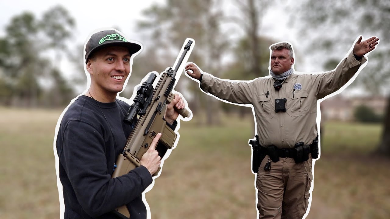 Taking European shooting | Cop shows up