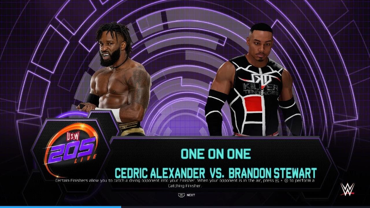 Cedric Alexander Vs Brandon Stewart(205 Live)