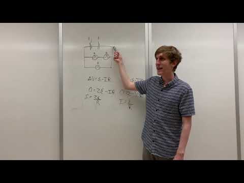 Physics 7B, DL4 Summary: Series vs. Parallel, Loop and Junctions Rules, Analyzing Circuits