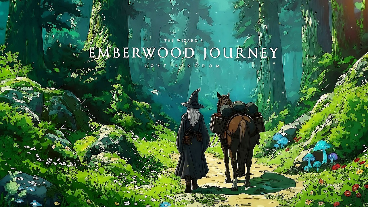 Medieval Music for Focus & Relaxation | The Wizard's Emberwood Journey