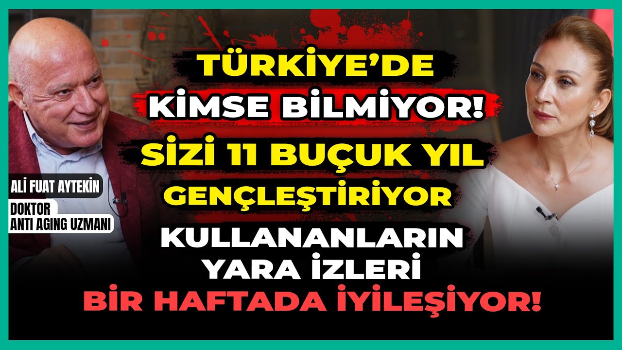 Türkiye’de Kimse Bilmiyor! Sizi 11 Buçuk Yıl Gençleştiriyor!