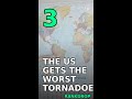 3 reasons the US gets the worst tornadoes #Shorts