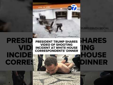Video Trump shares video of shooting incident at Correspondents' Dinner