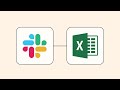 How to Connect Slack to Microsoft Excel - Easy Integration Tutorial