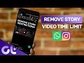 How to Upload Long Videos on WhatsApp Status and Instagram Story: Android | Guiding Tech