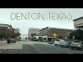 Denton, Texas (Downtown And The City) - Population 136K