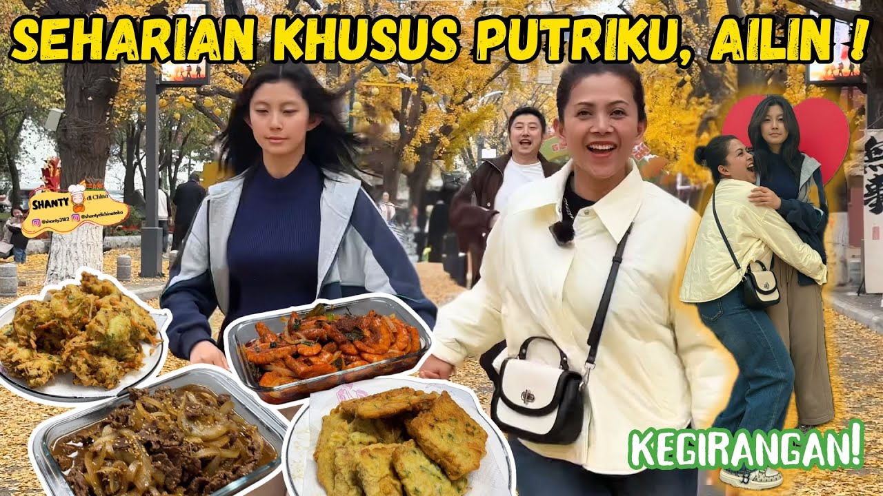 MENYAMBUT KEPULANGAN AILIN DARI SEKOLAH DENGAN MASAK ENAK, MAIN KE DANDONG DAN BELANJA! 🥹💗