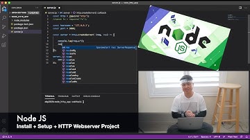 Node JS Tutorial and Setup creating a http Webserver with website example