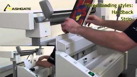 Fastbind Elite XT hot glue perfect binding system from Ashgate Automation Ltd