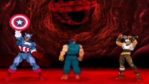 Marvel VS Capcom 2 - Playthrough As Ryu/Captain America/Hayato