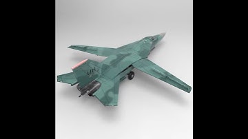 F 111E 3D model from CGTrader.com