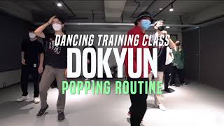 Popping Routine | Dokyun Dancing Training Class | Justjerk Dance Academy