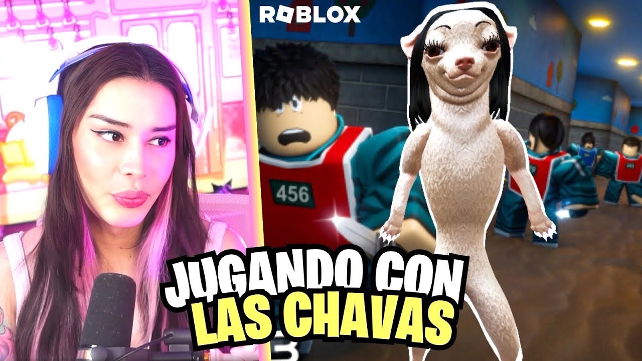 CRYSTAL MOLLY JUEGA ROBLOX CON LAS CHAVAS 🤭🤭
