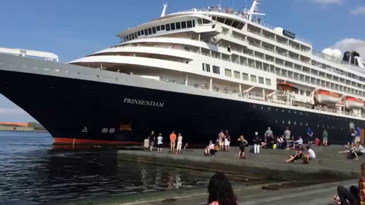 The cruise ship, MS Prinsendam in Aalborg, Denmark. - YouTube