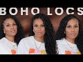 UPGRADE YOUR HAIR GAME WITH BOHO LOCS | STEP-BY-STEP KNOTLESS TUTORIAL | FEAT YWIGS