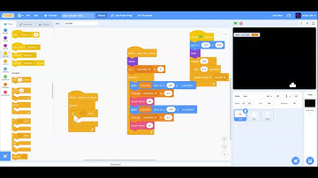 how to make a space alien shooter game in scratch 3.0 part 2!(easy!)