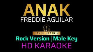 ANAK - Rock Version | KARAOKE - Male Key