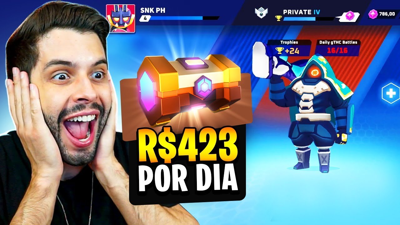 NOVO JOGO GRÁTIS QUE PAGA PRA VOCÊ JOGAR!! P2E É O FUTURO!!