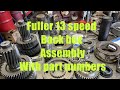 How to assemble and rebuild an Eaton Fuller 13 speed transmission back box on your 18 wheeler