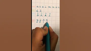 Taille Alphabet Cursif Education Ecriture Lettre Cursive Tutorial Ecole Lecture Apprendre 