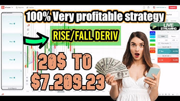 100% Winning Rise|Fall Deriv - Binary Options Trading Secrets - Within 4 Minutes Get A Big Advantage