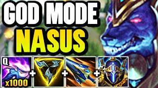UNLOCK LITERAL GOD-MODE WITH THIS NASUS BUILD! (1000 Q STACKS = INSTANT ONE SHOTS)