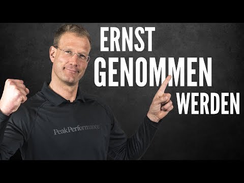 Video: Wie Man Aufhört, Ernst Zu Sein