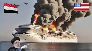 Today, a US Cruise Ship Carrying 750 Elite Troops Was Sunk by Houthi Missile in the Red Sea