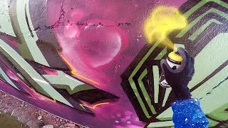 Graffiti - Rake43 - 3D Green (ft. Doke)