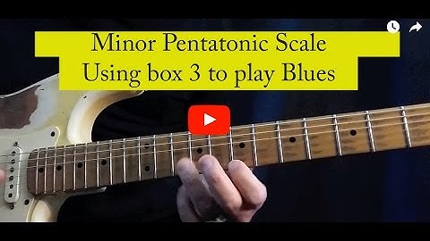 Minor Pentatonic Scale  -using position 3-