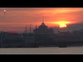 Sunrise on Neva river (Saint-Petersburg) / Восход над Невой в Санкт-Петербурге